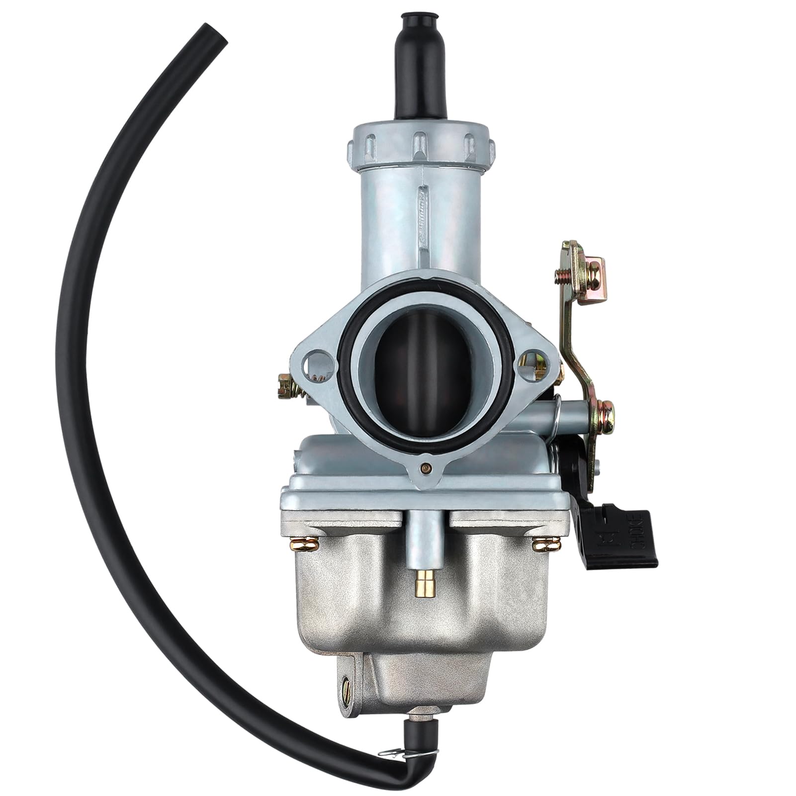 Onsnail PZ30 Carburetor 250cc VM26 30mm for Go-Kart, ATV, Dirt Bike - Silver, Manual Choke, Compatible with Hawk, Taotao,