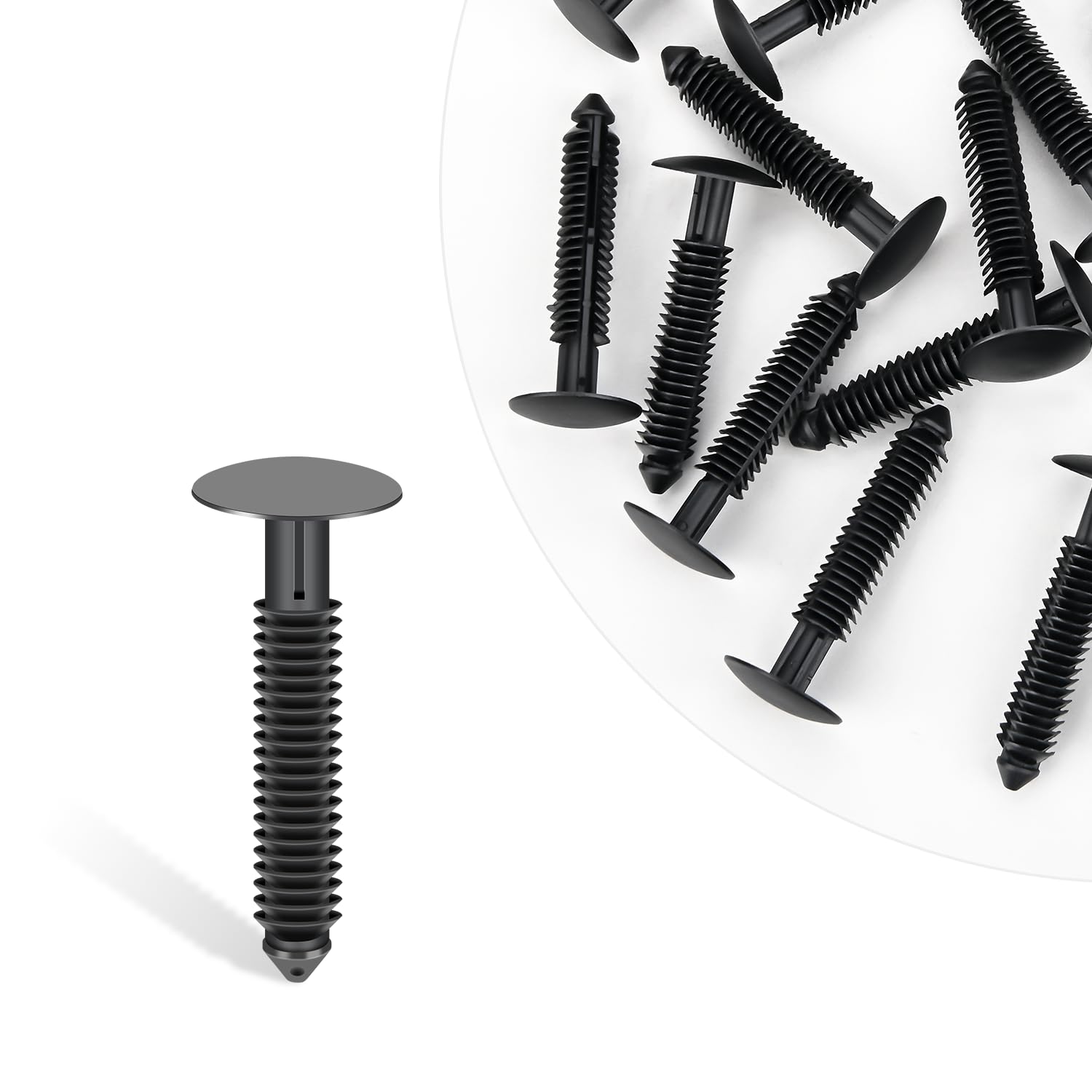 Gooacc 20Pcs Door Trim Car Push Pin Retainer Clips Splash Shield Retainers Compatible With Ford: W710532-S300 W710532S300 Ford M