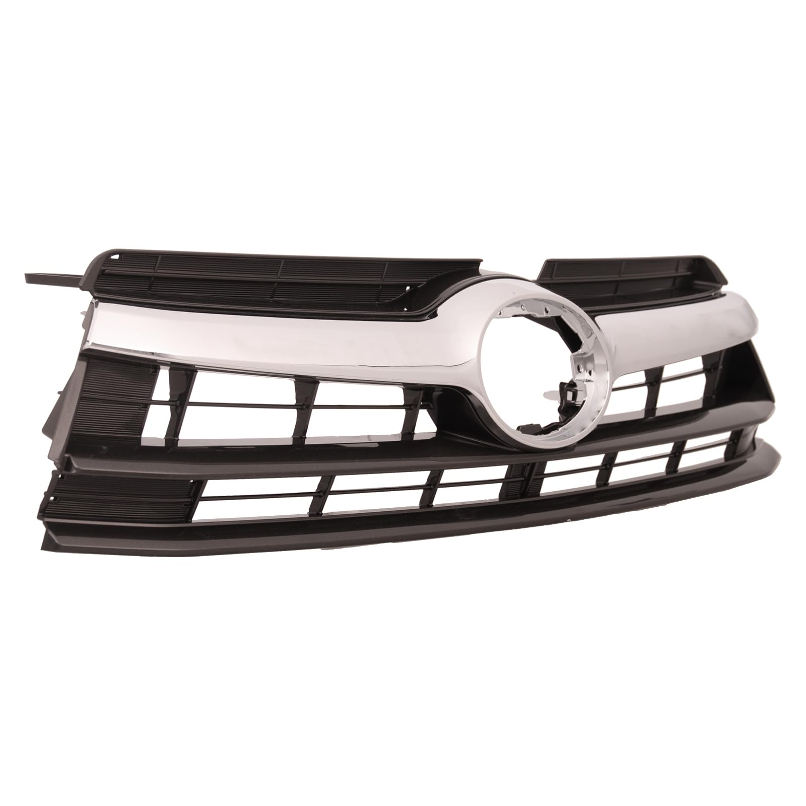 TYG (CAPA QUALITY) Front Grille Compatible with 2014-2016 Toyota Highlander/Highlander Hybrid with Chrome Molding, PP OEM Replac