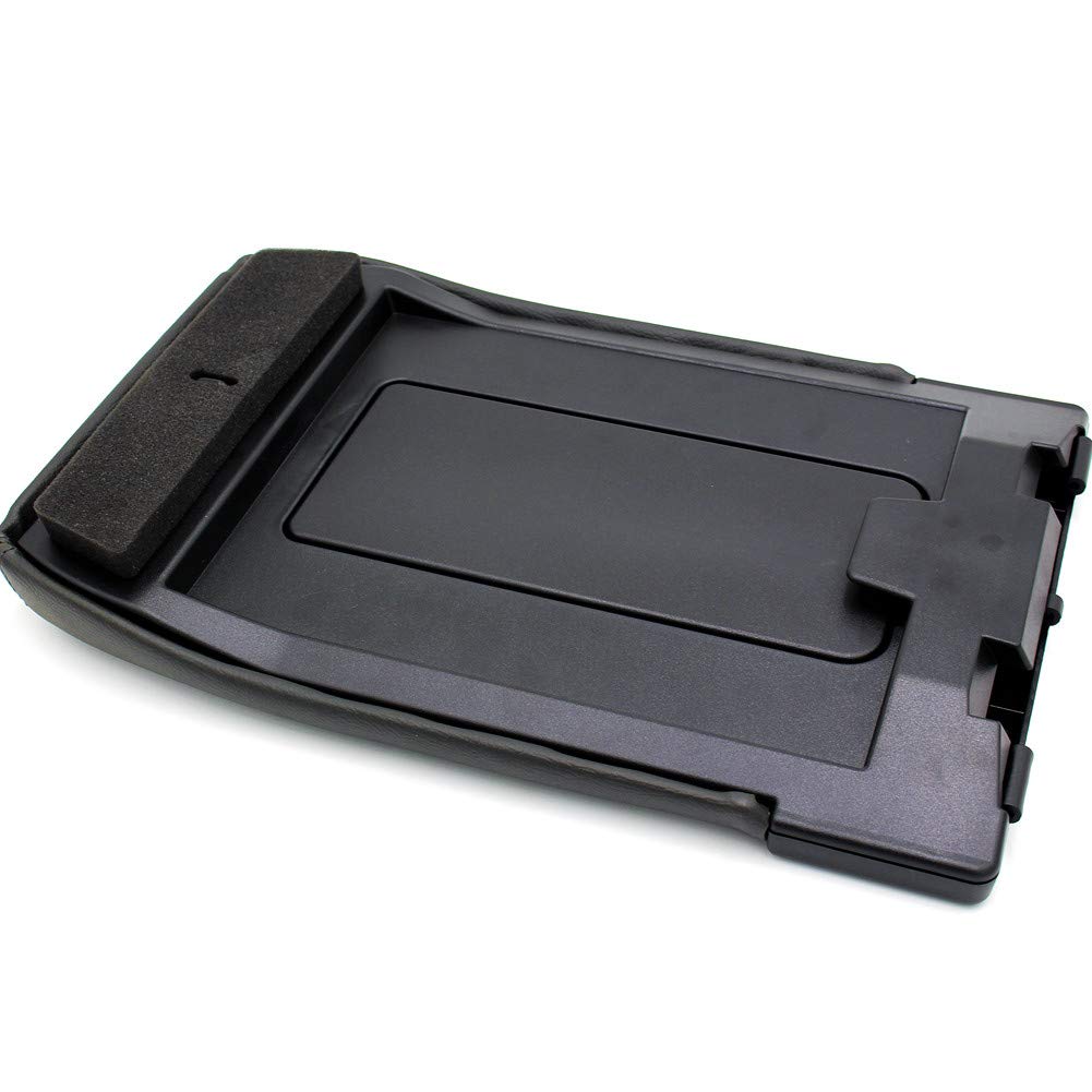 Ezzy Auto Dark Gray Center Console Lid Armrest Kit For Chevy Silverado 1500 Chevrolet Avalanche Tahoe Gmc Sierra Yukon Cadillac Escalade 2000-2006