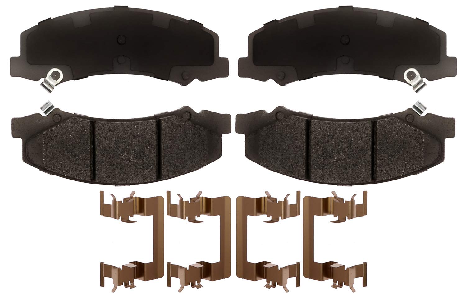 ACDelco Silver 14D1159CHF1 Ceramic Front Disc Brake Pad Set