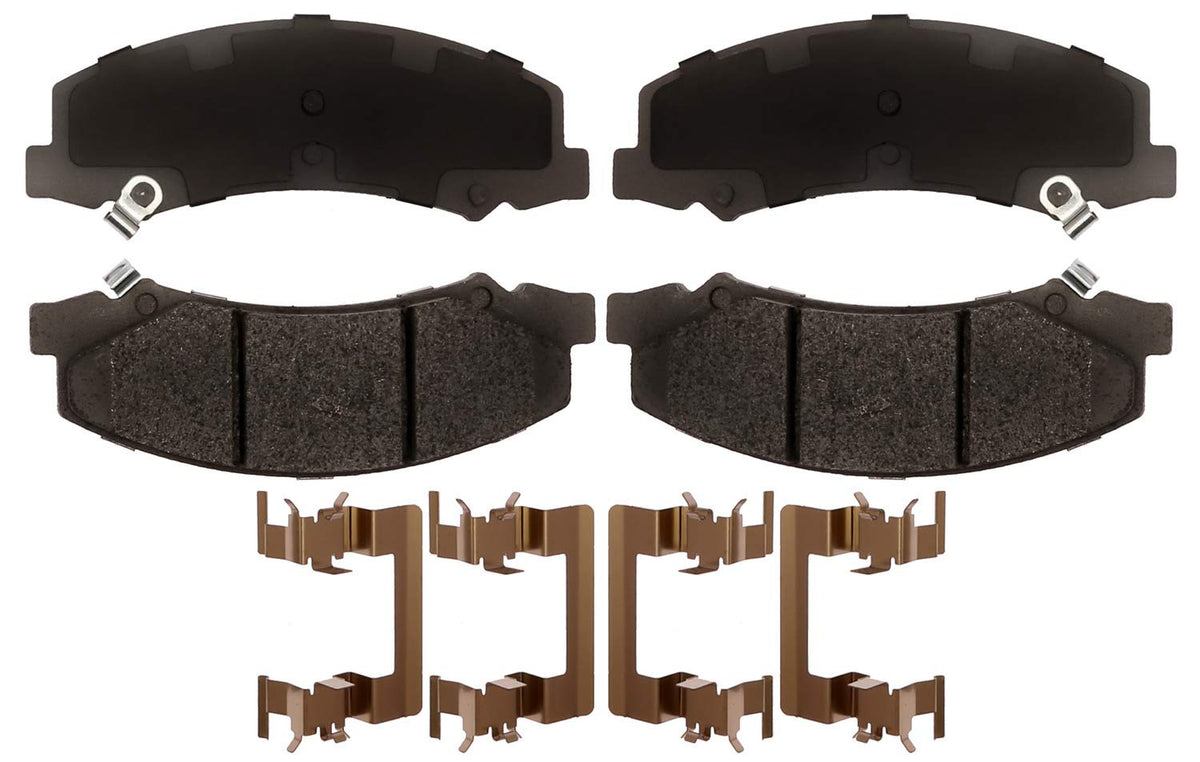 ACDelco Silver 14D1159CHF1 Ceramic Front Disc Brake Pad Set