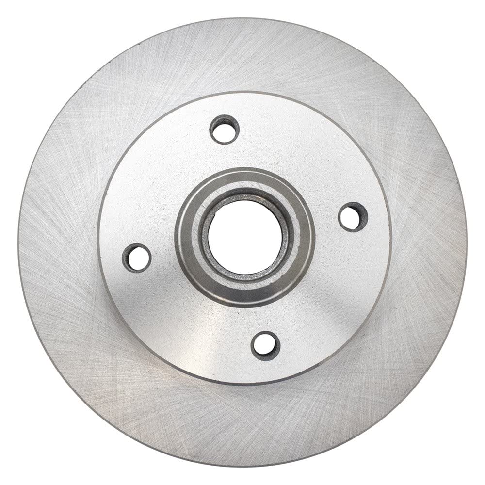 Trq Rear Brake Rotors Set Solid Compatible With 1999-2002 Volkswagen Cabrio 1990-1992 Corrado 1985-1999 Golf Jetta 1990-1993 Pas