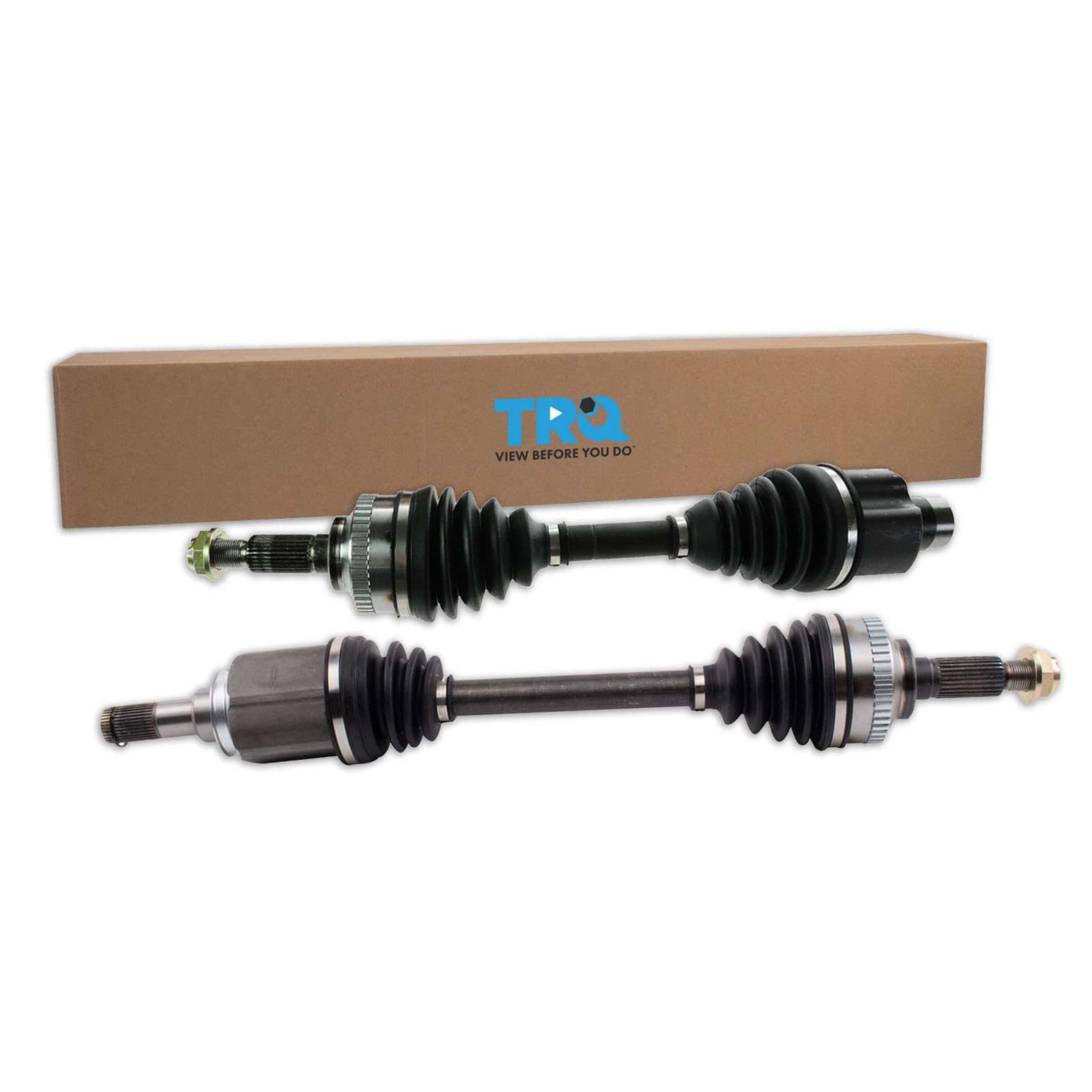 TRQ Front CV Axle Shaft Assembly Set Compatible with 05-12 Escape 06-11 Mariner