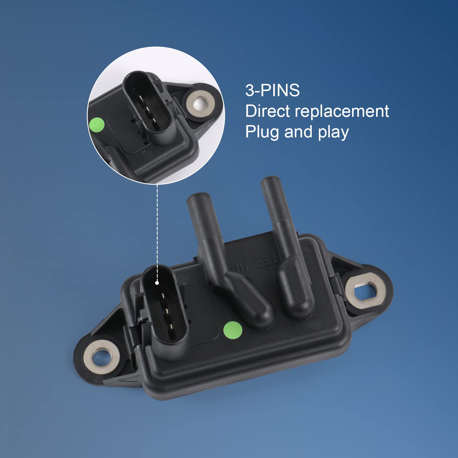 EGR Exhaust Gas Recirculation Pressure Feedback Sensor Replacement for Ford F-150 F-250 F-350 Ranger,Mercury Sable,Mazda B3000 B