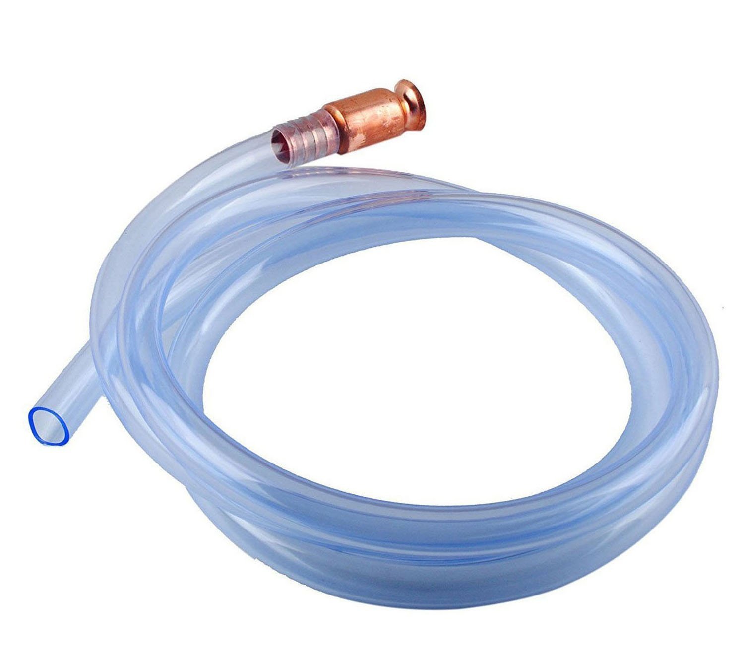 Wadoy Gas Siphon Hose Pump, Shaker Siphon for Gasoline/Fuel/Water Transfer, Safety Self Priming Hose 1/2 Valve