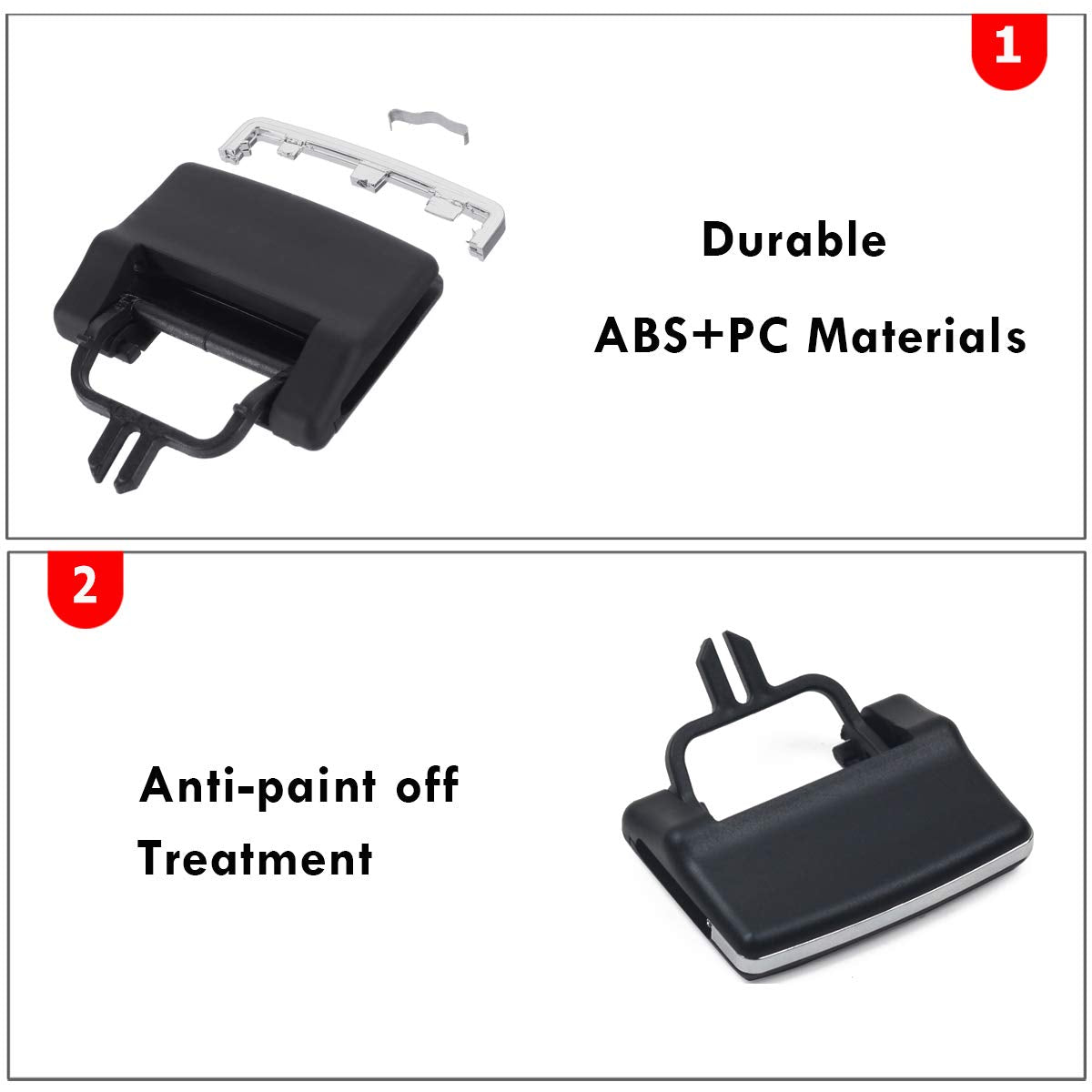 Moonlinks Compatible With Mercedes Benz Front Center/Left/Right Air Vent Clips Outlet Tabs, Ac Vent Adjustment Buckle Repair For