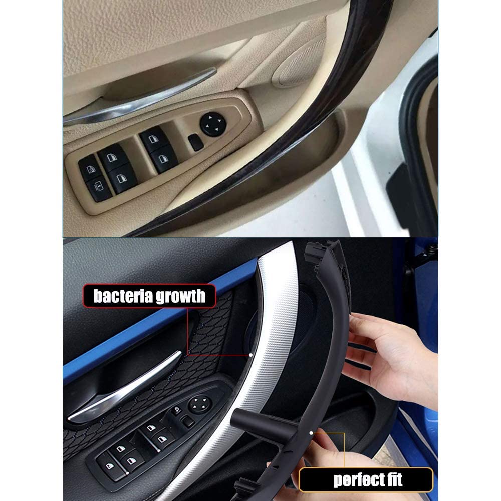 Fexon Bmw Door Handles Replacement For Series 3 F30 Series 4 Inner Door Support Trim Pull Strap Armrest Bracket Kit For 2012-201