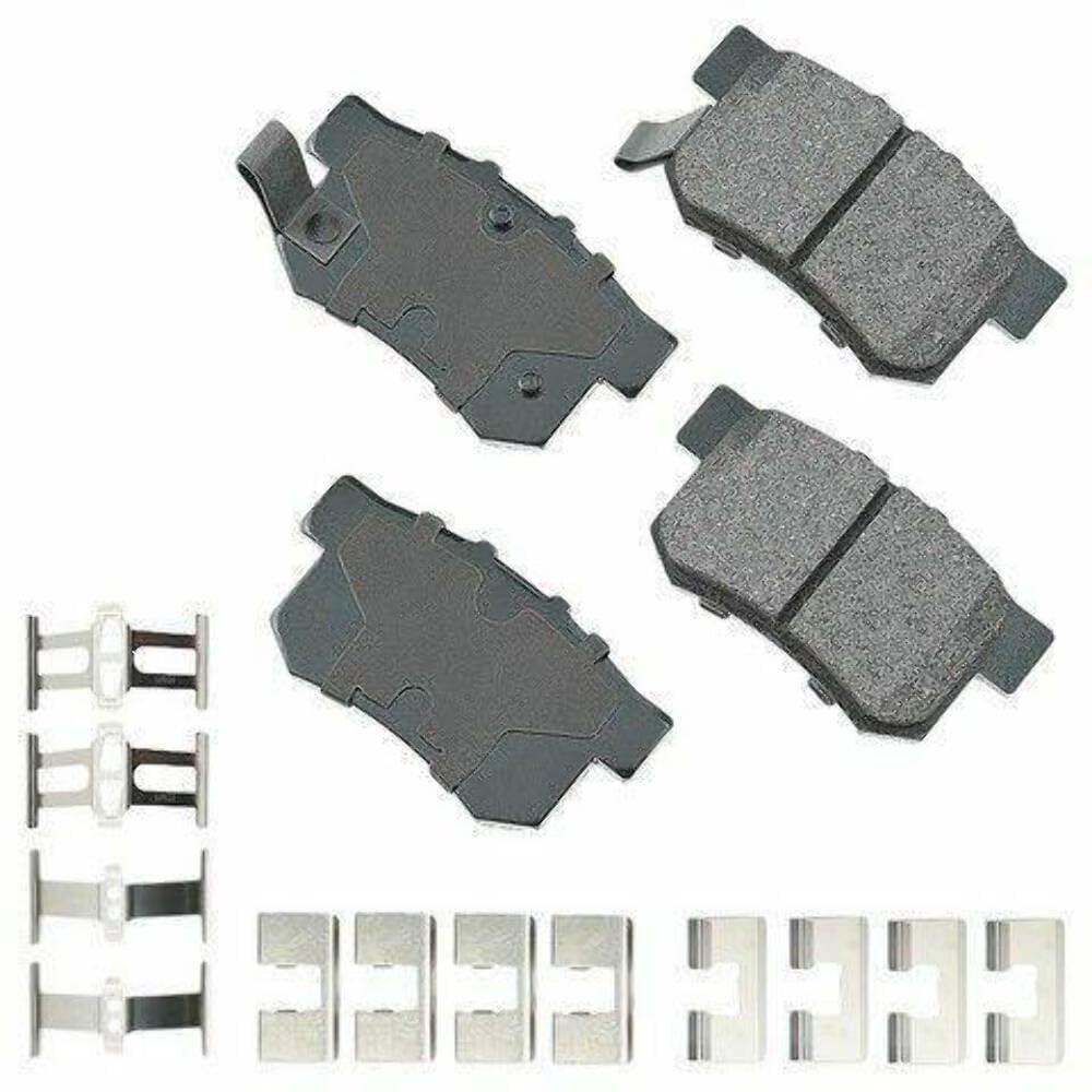 Akebono Ultra-Premium Ceramic Rear Brake Pads, Grey