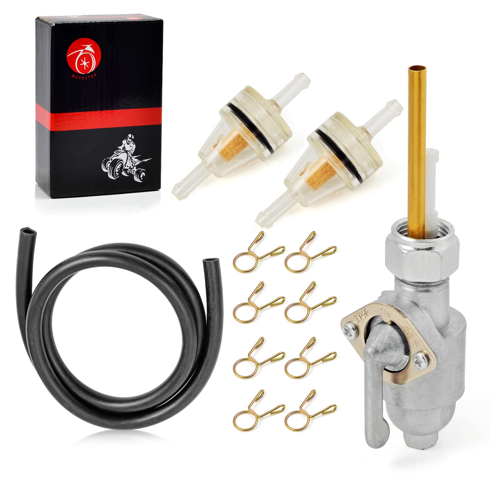 Fuel Valve Petcock Kit For Honda Cl175 Cb350 Cl350 Sl350 Cb360 Cb450 Cl450 1965-1976 16950-292-000