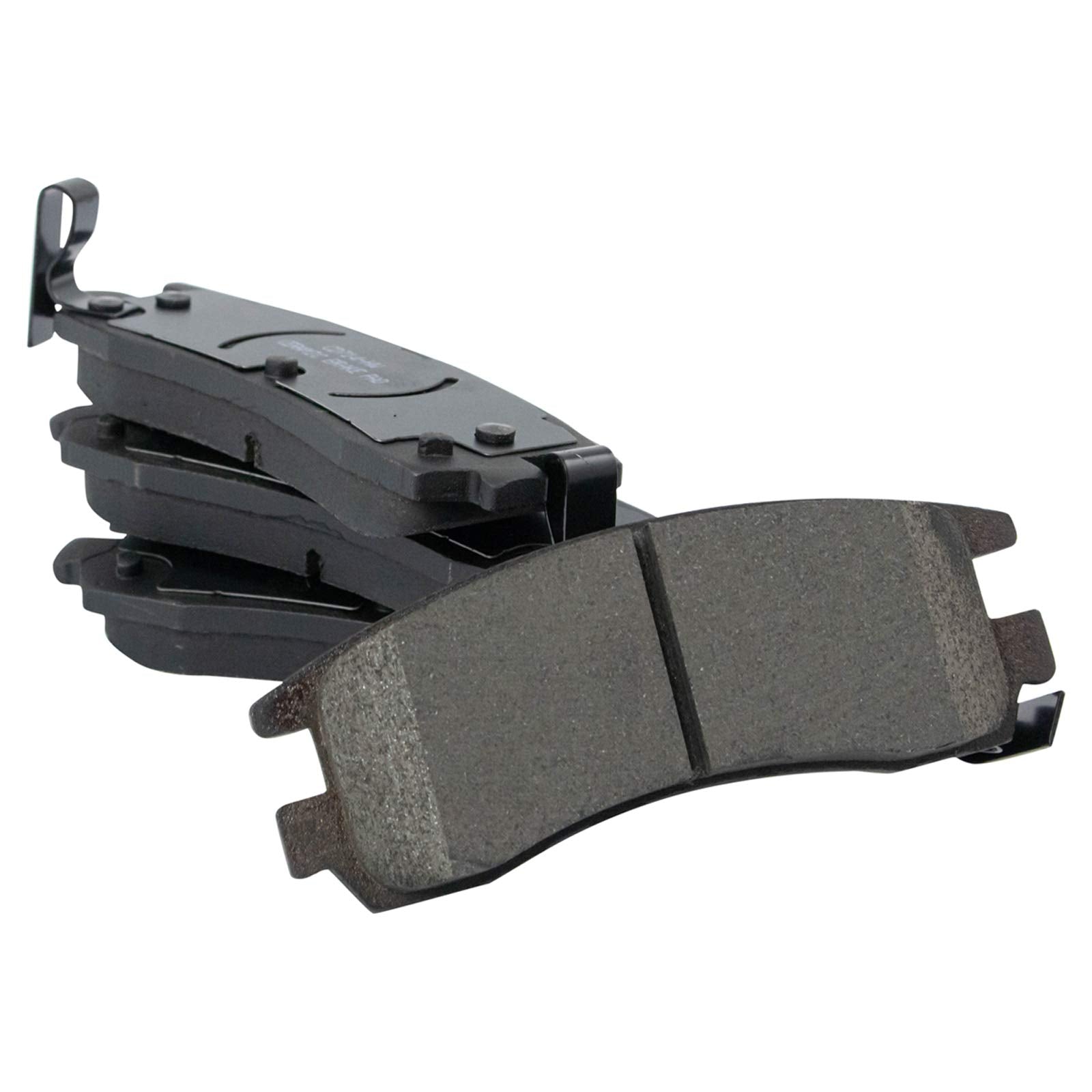 Trq Front And Rear Brake Pad & Rotor Kit Brake Pads Brake Rotor Ceramic Compatible With 1991-1992 Saturn Sc 1993-1998 Sc1 Sc2 19