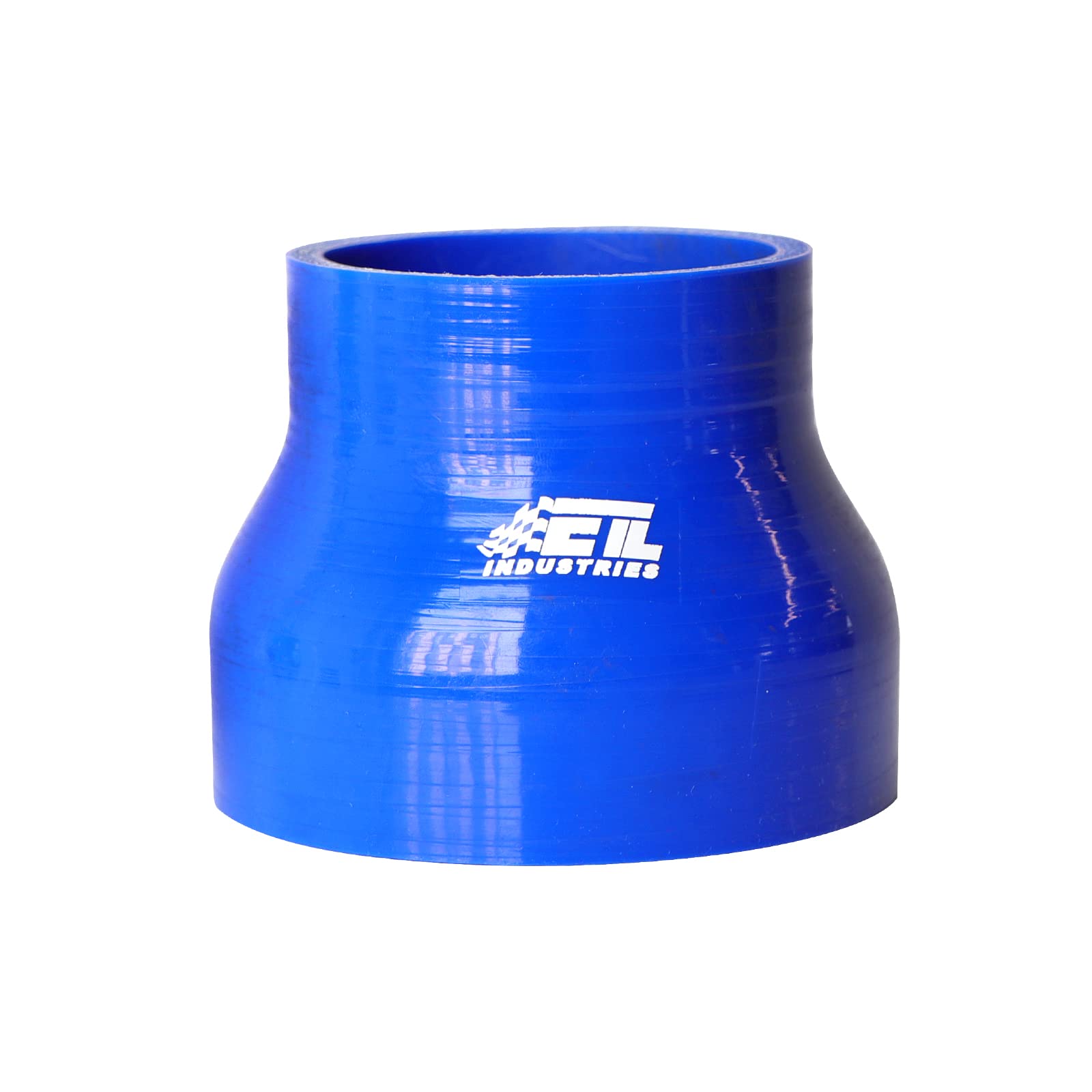 ETL INDUSTRIES 3.5'' ID to 4.5'' ID, 3'' Length Reducer Silicone Coupler Hose, 4-Ply Universal Straight Silicone Reducer Pipe In