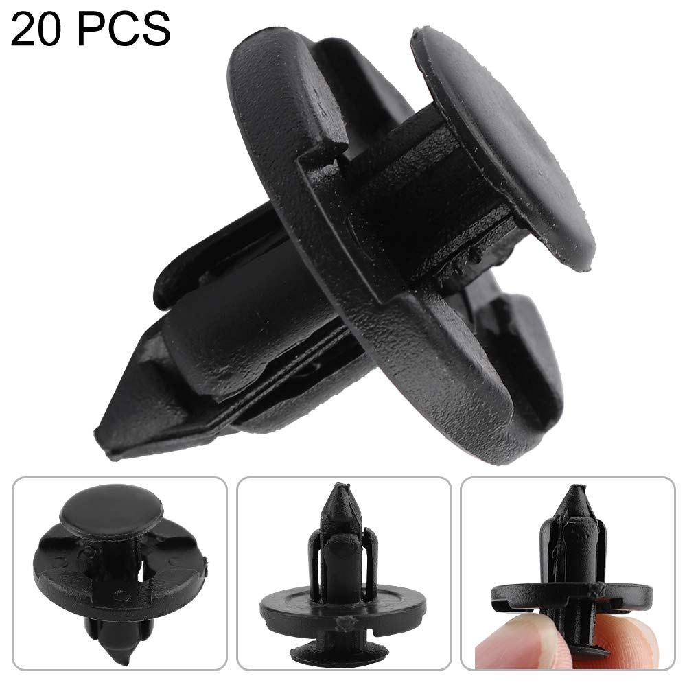 Interior Bumper Clips,Interior Bumper Mud Guard Trim Clips Fastener Kit For Nissan Xterra Versa Sentra Maxima(20Pcs)