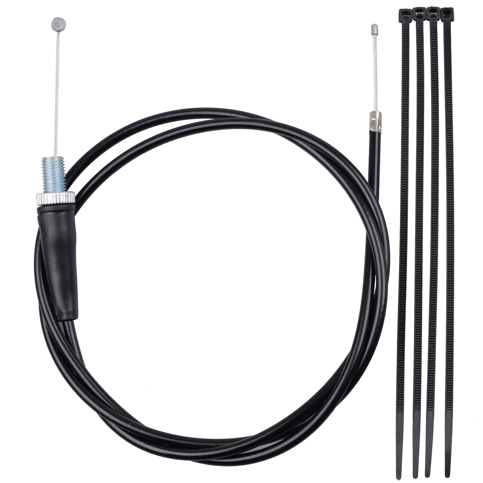 Heymaillc 50    Mini Bike Throttle Cable for 50cc 150cc 250cc Mini Bike ATV Quad Pit Bike Dirt Bike Parts (Black)