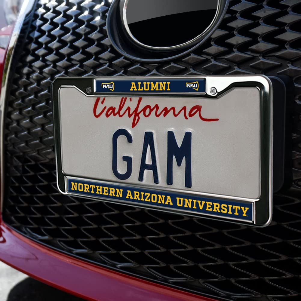 Northern Arizona University Alumni Logo Full Size Standard License Plate Metal Frame