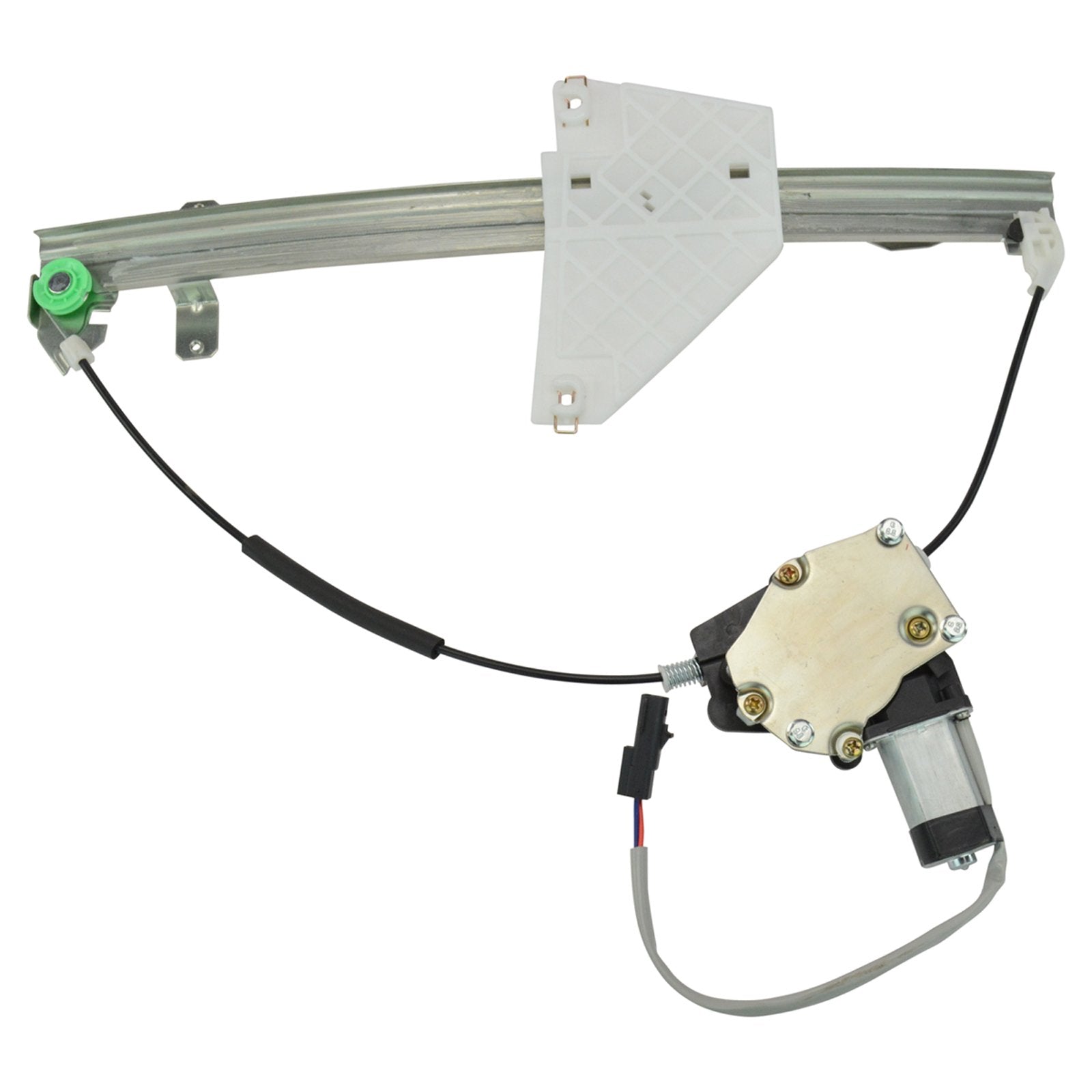 Trq Rear Left Power Window Regulator & Motor Assembly Drivers Side Compatible With 2001-2004 Jeep Grand Cherokee