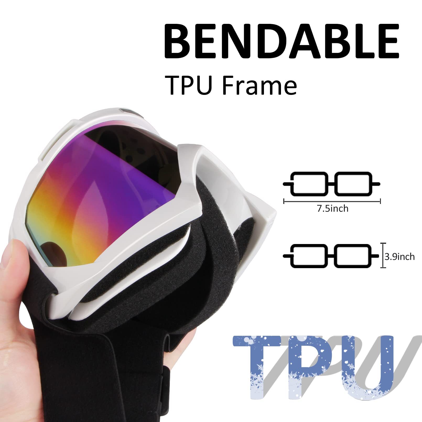 4-Fq Motocross Goggles Atv Goggles Motorcycle Goggles For Men Women Adult Youth Windproof Dirt Bike Goggles Dustproof Utv Mx Otg