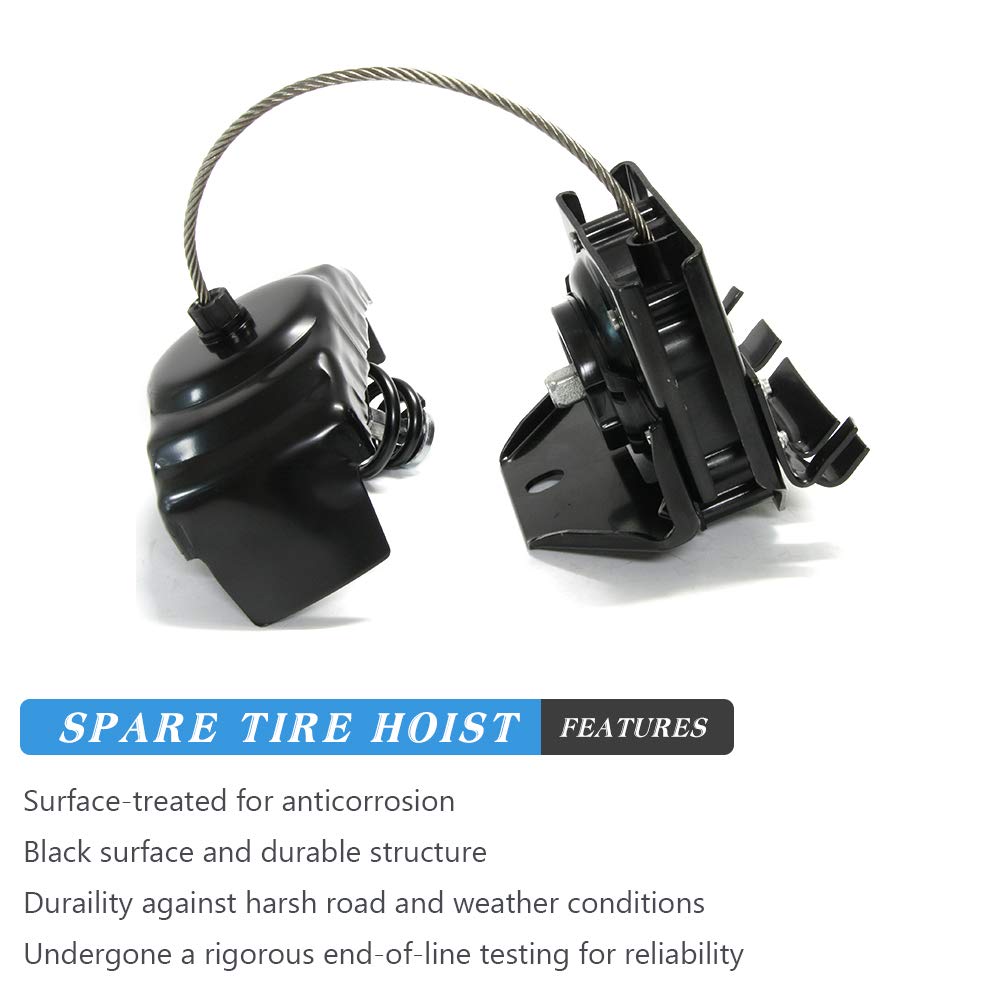 Spare Tire 924-517 Hoist Carrier Assembly Compatible With Chevy, Cadillac & Gmc Suvs Escalade, Avalanche 1500, 2500, Suburban, Tahoe, Yukon, Yukon Xl Replaces 924517, 22968178, 25974845, 15204233