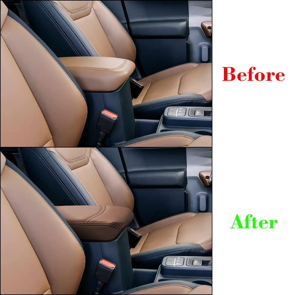 Muslogy Center Console Armrest Cover Compatible With Ford Maverick Xl Xlt Lariat 2022-2025 Accessories Cushion Pad Armrest Lid P