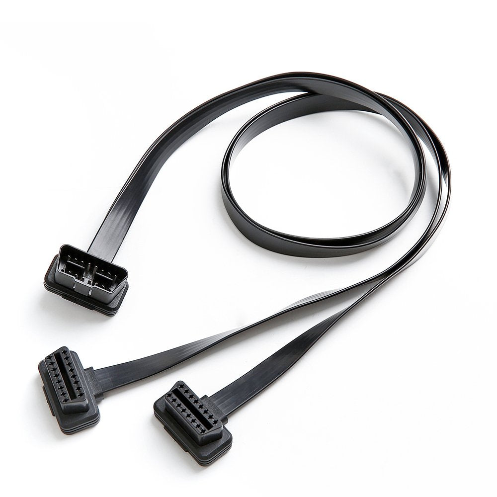 Bbfly-B4 Obd Ii Obd2 16 Pin Splitter Extension 1 X Male And 2 X Female Extension Y Cable Adapter (1Ft/30Cm)