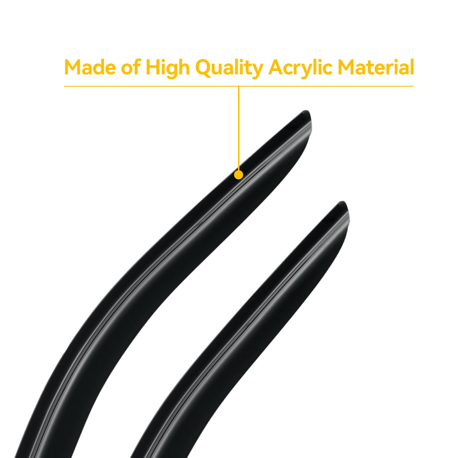 Cxdar Window Rain Guards For 2005-2020 Nissan Frontier King Cab, Window Wind Deflectors Vent Visors Shades For 05-20 Frontier Ex