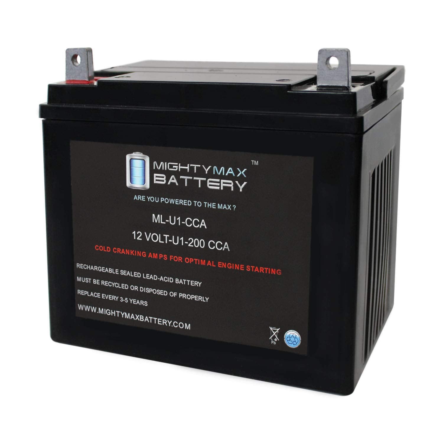 Mighty Max Battery ML-U1 200CCA Battery for Hustler Fastrak Zero-Turn Lawn Tractor Mower