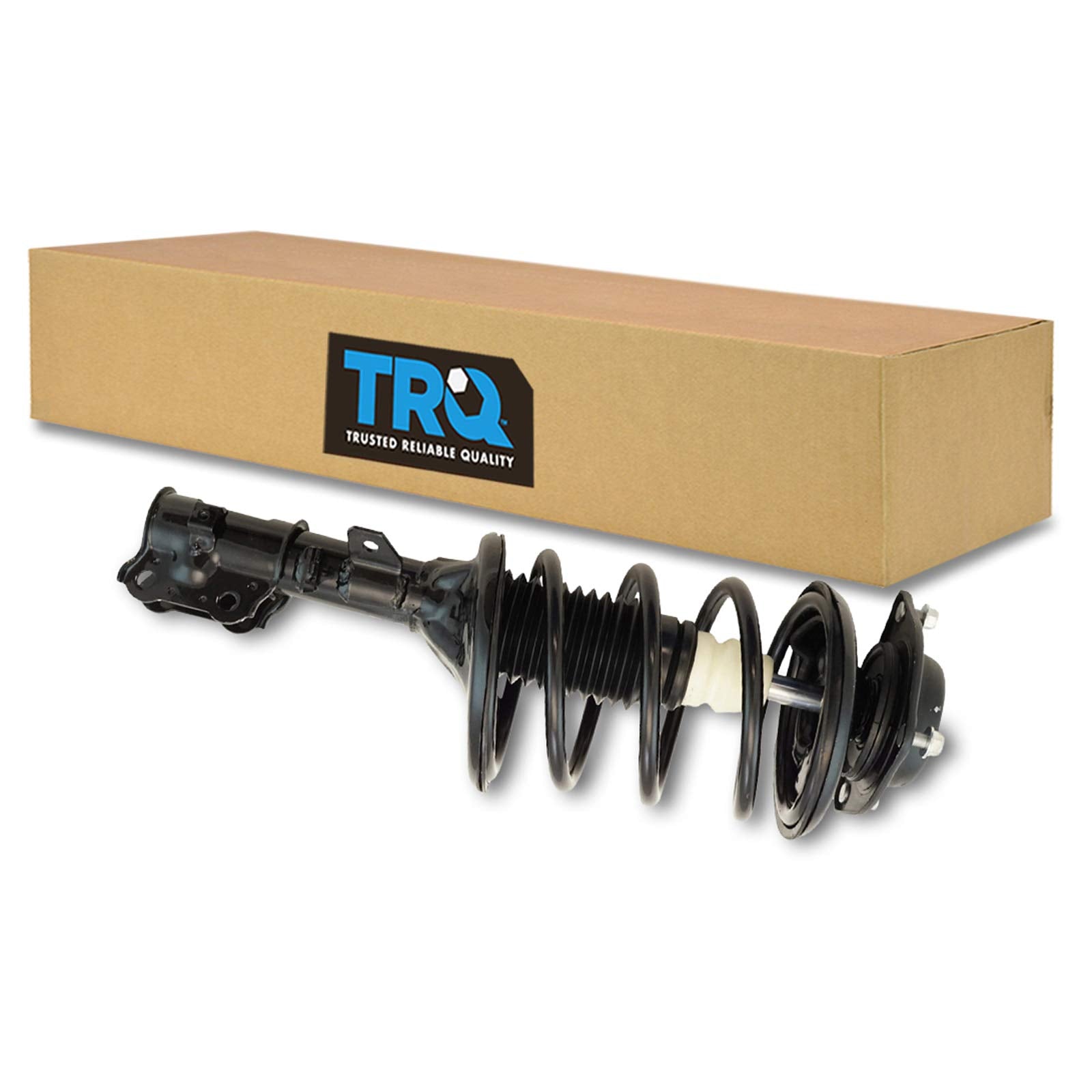 Trq Front Left Complete Strut & Coil Spring Assembly Drivers Side Compatible With 2004-2009 Kia Spectra 2005-2009 Spectra5