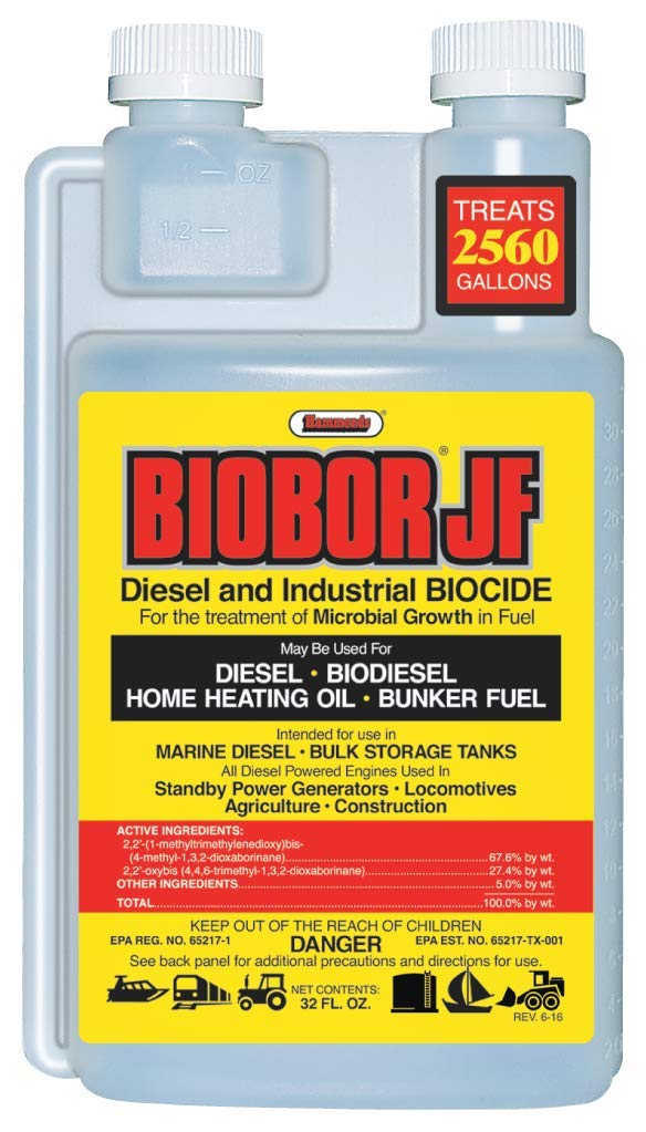 Biobor Jf Diesel Fuel Additive: Highly Effective Fuel Biocide Supplement, Prevents Corrosion Of Fuel Tanks, Increases Lubricity,