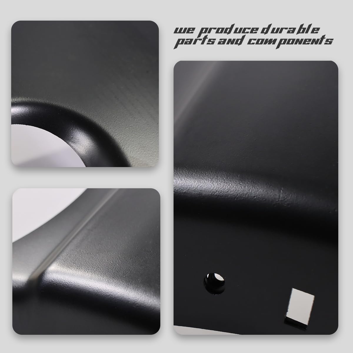 Front Center Bumper Compatible with 2003-2021 Freightliner M2 BUSINESS CLASS Steel painting Black