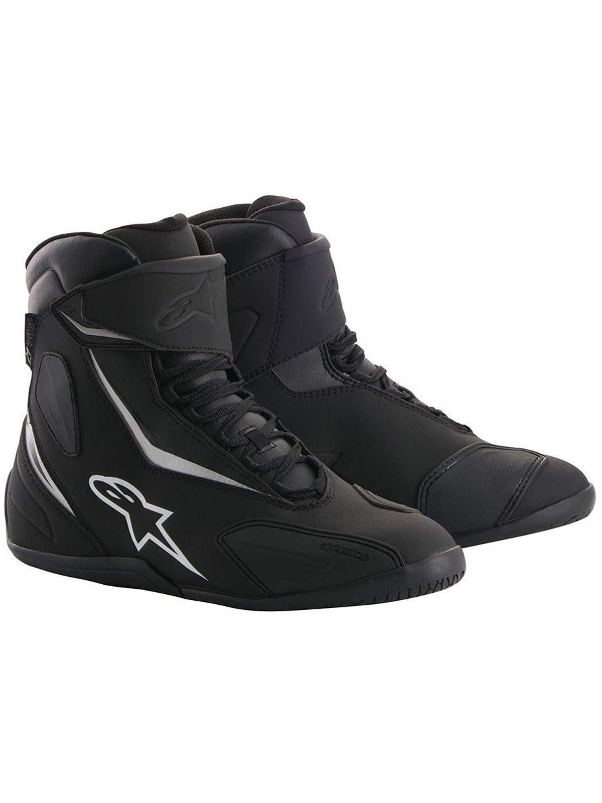 Alpinestars Unisex Motorcycle Ankle Boot, Black White, 11.5 US Men