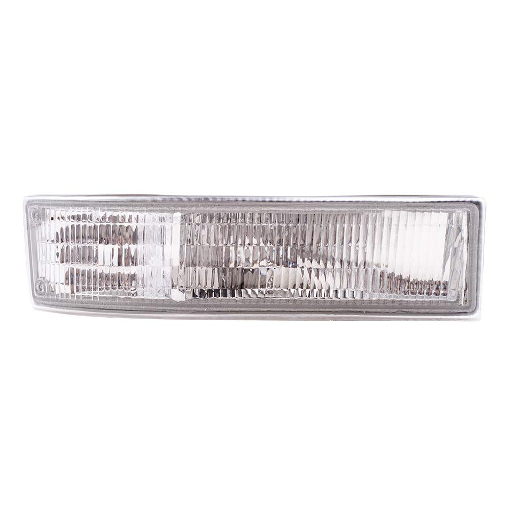 Brock Replacement Driver And Passenger Set Park Signal Side Marker Lights Compatible With 1995-2005 Astro Safari Van 16523211 16