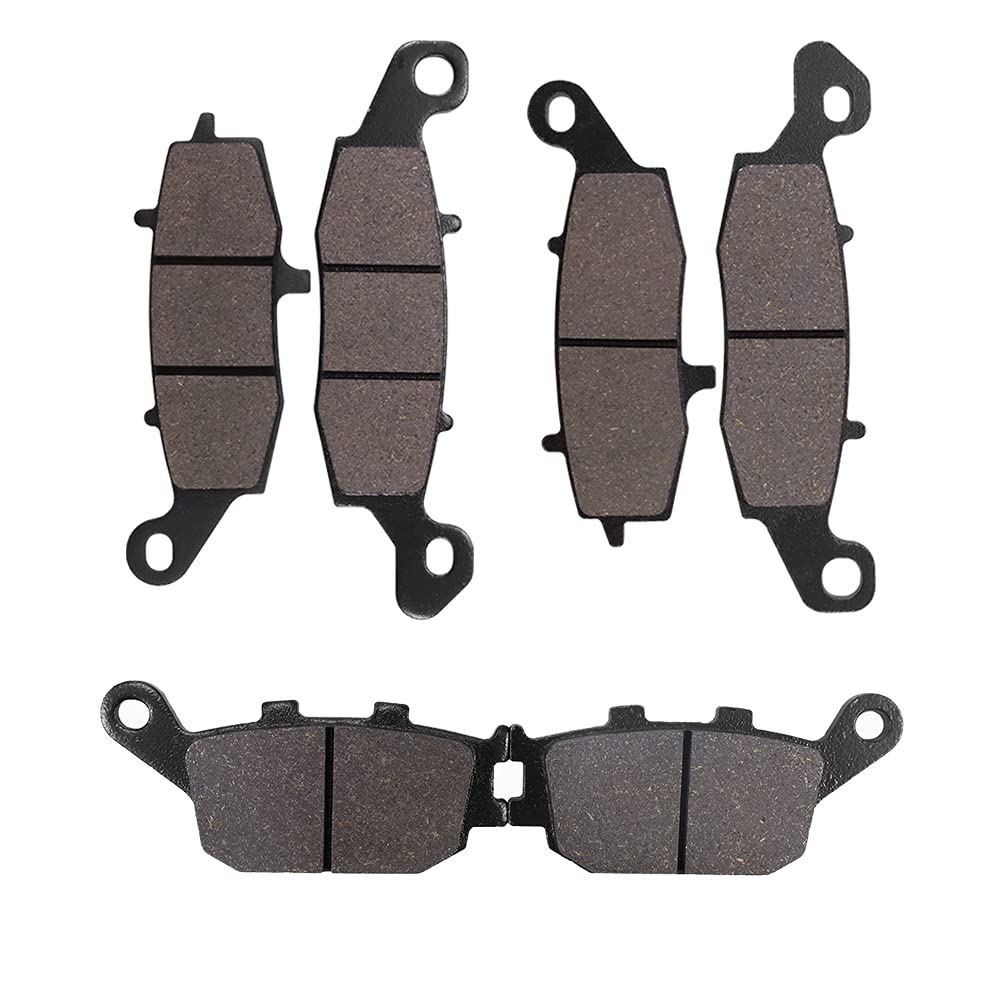Sollon Front And Rear Brake Pads For Suzuki 650 Dl650 Vstrom 2004-2020 Dl1000 1000 V-Strom 2002-2010 Sv650 Sv 650 2003-2015 Gsr750 2011-2015