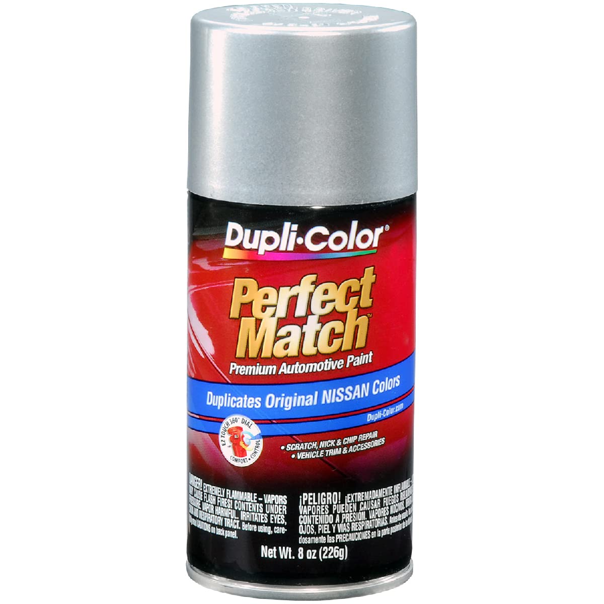 Dupli-Color Ebns05957 Perfect Match Automotive Spray Paint - Nissan Platinum Metallic, Kn0 - 8 Oz. Aerosol Can