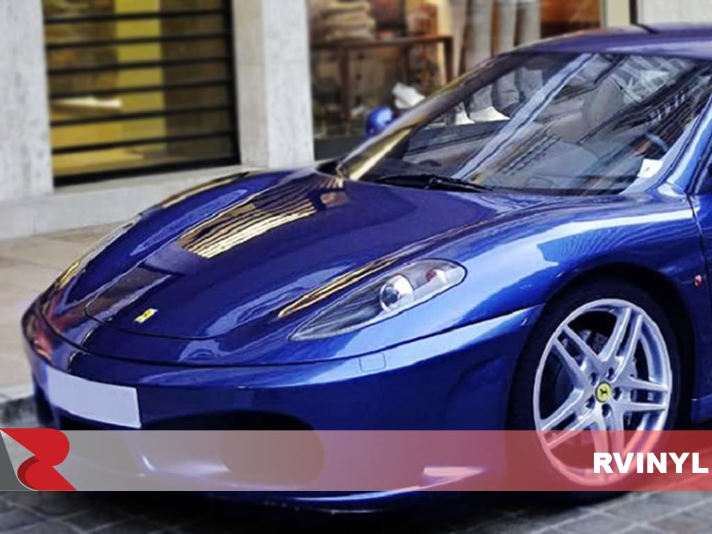 Avery Dennison Sw900 699-O Gloss Indigo Blue Supreme Wrapping Film Vinyl Vehicle Car Wrap Sheet Roll - (12'' X 60'' W/Applicatio