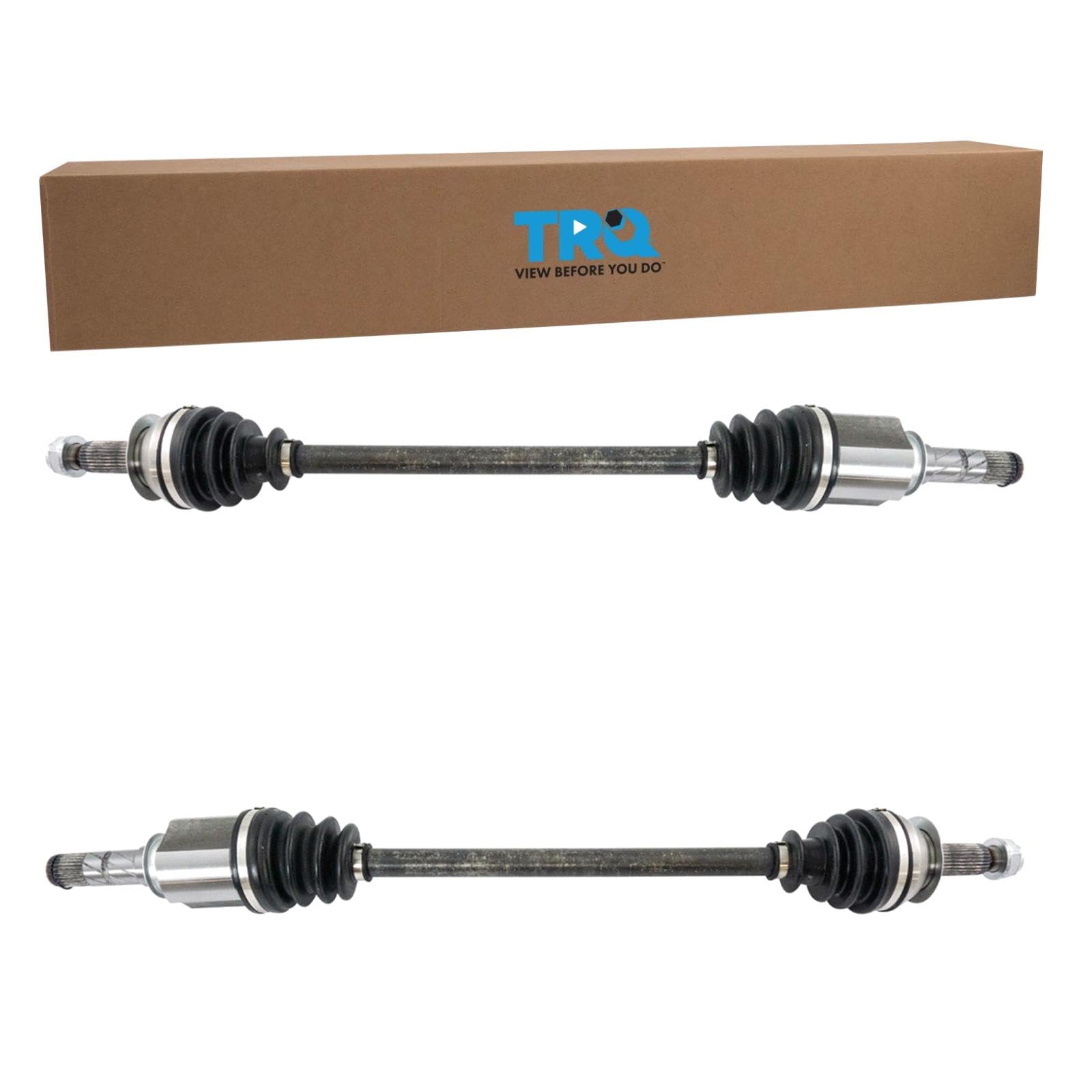 Trq Front Cv Axle Shaft Assembly Set Compatible With 2009-2013 Subaru Forester 2011-2014 Impreza 2013-2014 Xv Crosstrek
