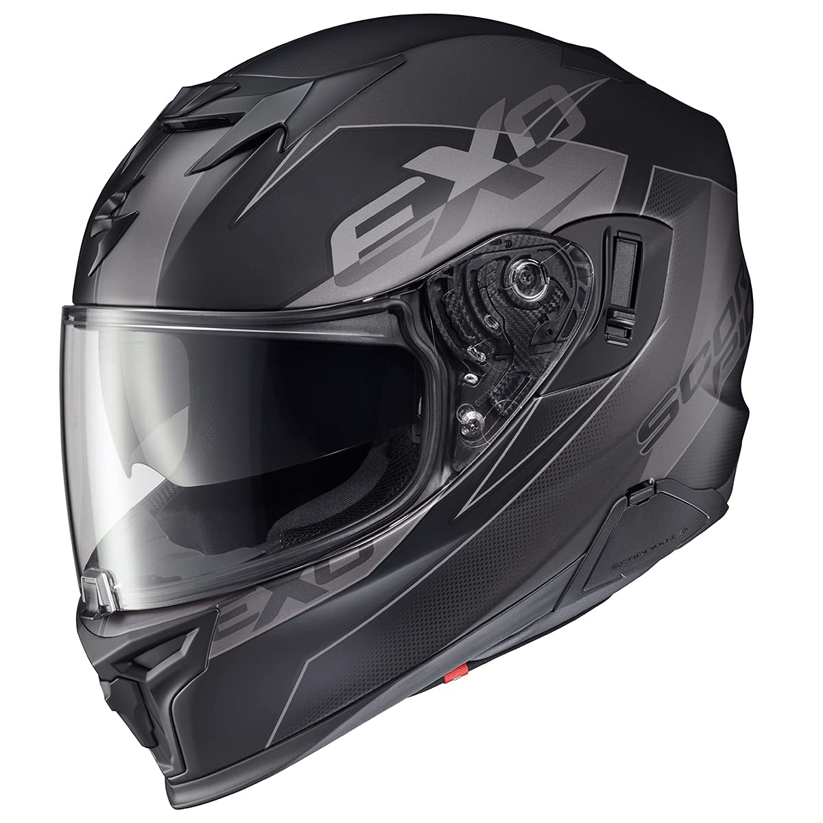 Scorpionexo T520 Full Face Dual Sport Motorcycle Helmet With Bluetooth Ready Speaker Pockets Dot Ece Factor (Phantom - X-Large)