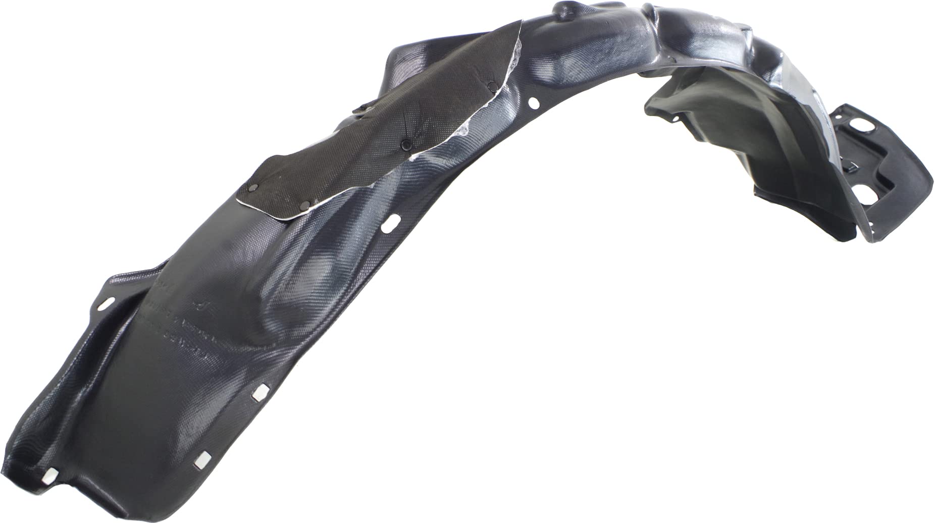 Evan Fischer Fender Liner Front, Passenger Side Compatible With 2012-2015 Honda Civic Plastic Material - Ho1249143, Ho1249168, H