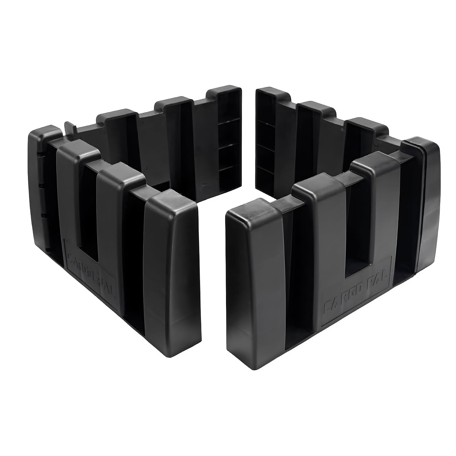 DXNQ 4PCS Multipurpose Cargo Organizer Blocks, Plastic Cargo Storage Organizer Blocks for Wool Carpet Trunk, Grocery Trunk Divid