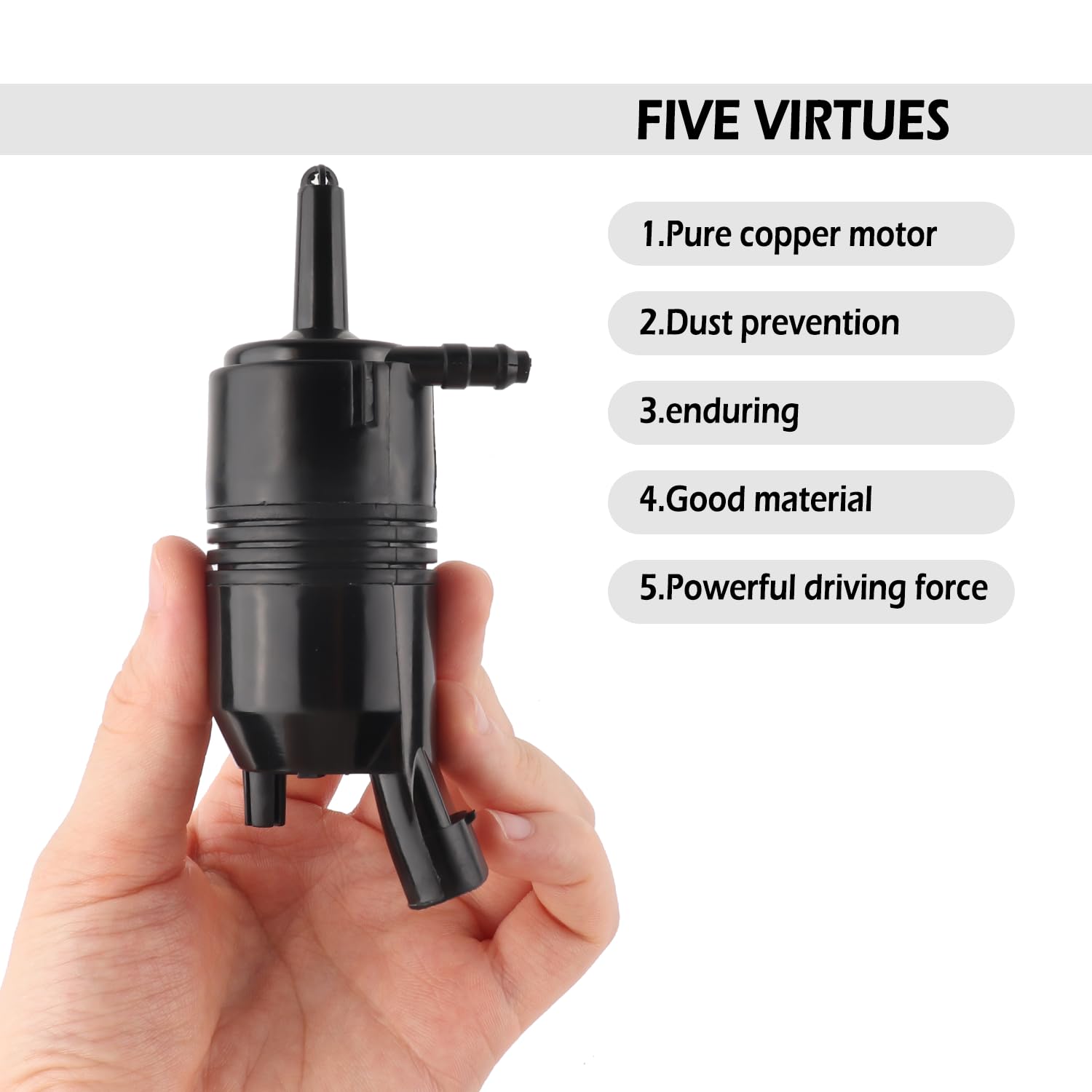 Car Windshield Washer Pump,Oem#385-232316A Windshield Wiper Pump Compatible With Chevy Silverado,Impala,Gmc Sierra,Cadillac,Buic