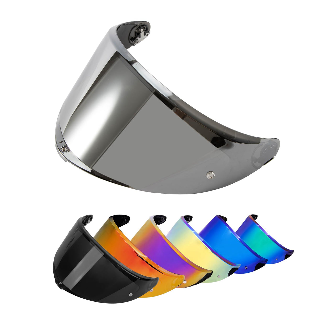 PSLER Helmet Visor for K6 K6s - K6 K6 s Visor Helmet Face Shield Helmet Accessories Replacement for K6 K6s,Silver-Mirror