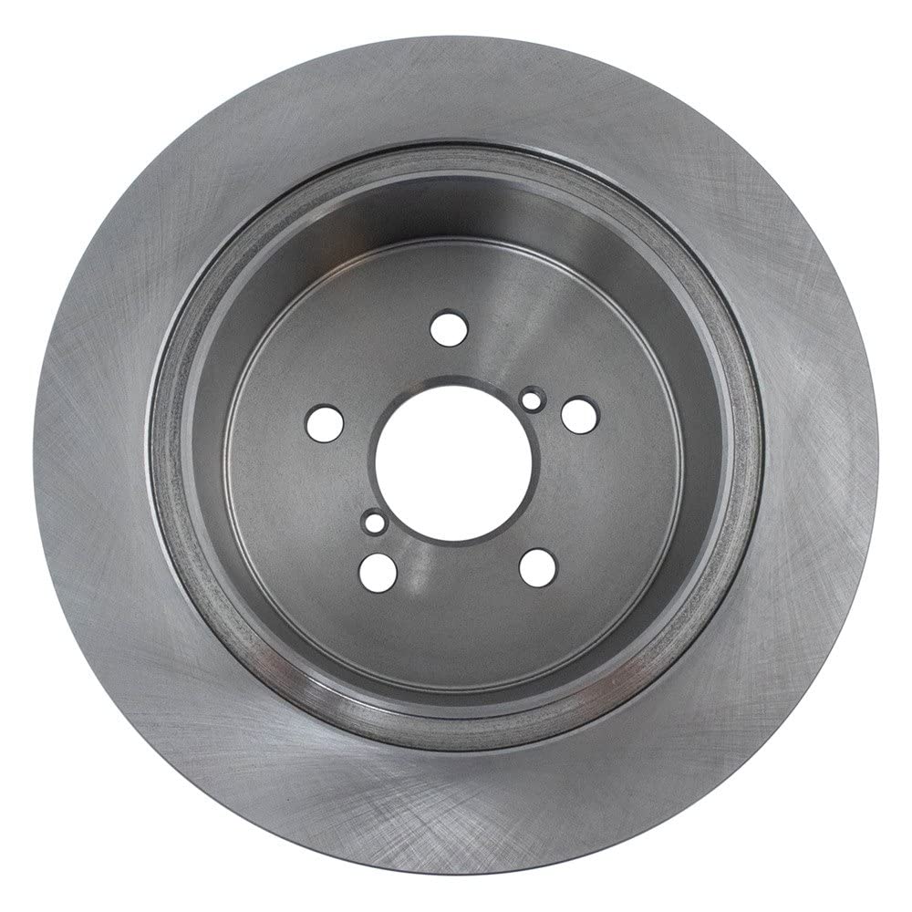 Trq Rear Brake Rotors Set Solid Compatible With 2005-2009 Subaru Legacy Outback