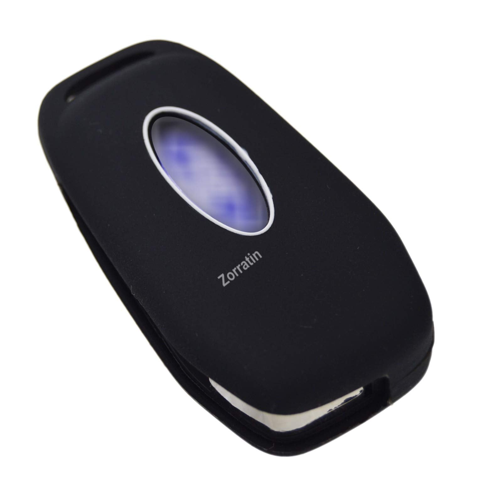 Silicone Rubber Key Fob Case Key Covers Protectors For Ford F150 F250 F350 F450 F550 Ranger Transit (Flip Key)