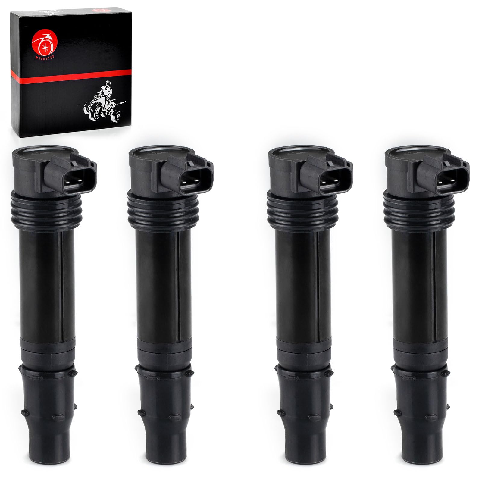 4 pcs Ignition Coils for Kawasaki Ninja ZX600 ZX-6RR ZX-6R 2003-2018 21171-1282 21171-0021