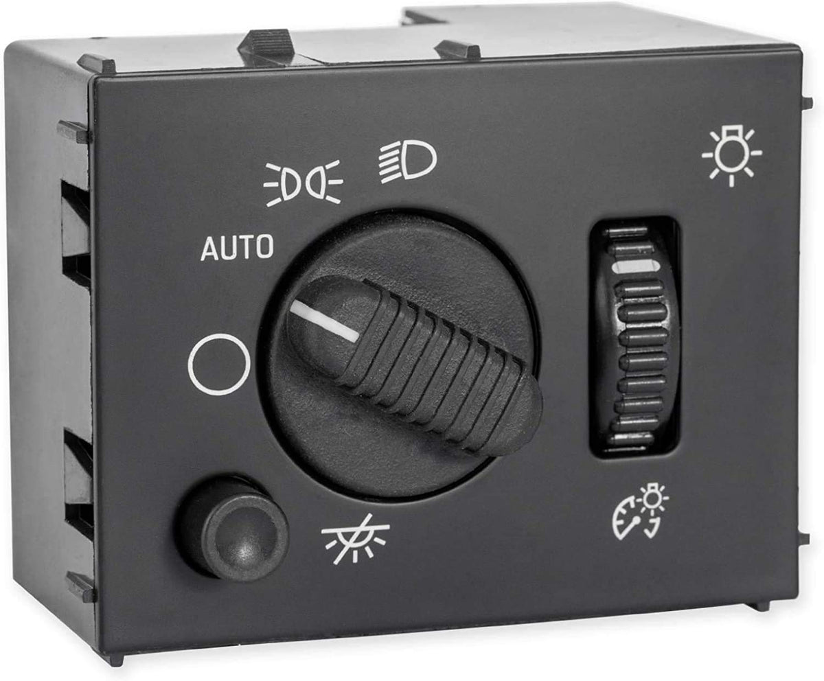SWITCHDOCTOR Headlight Dimmer Switch for 2003-2007 Chevrolet Silverado, Sierra, Hummer H2, 2003-2006 Suburban, Tahoe, Avalanche,