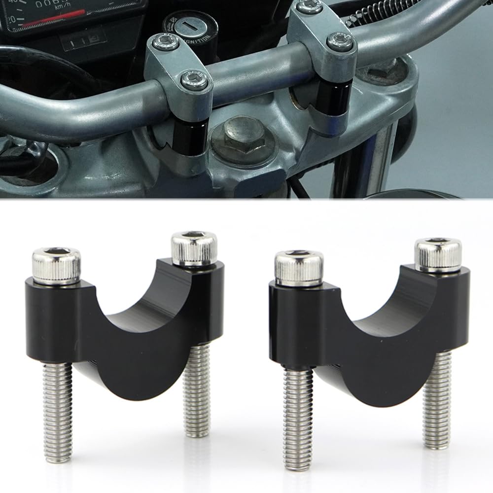 Xitomer 1 1/8'' 28.6Mm Motorcycle Adv Dirt Bike Handlebar Risers Without Clamps, Fit For Vfr1200X, Street Triple Rs, Street Trip