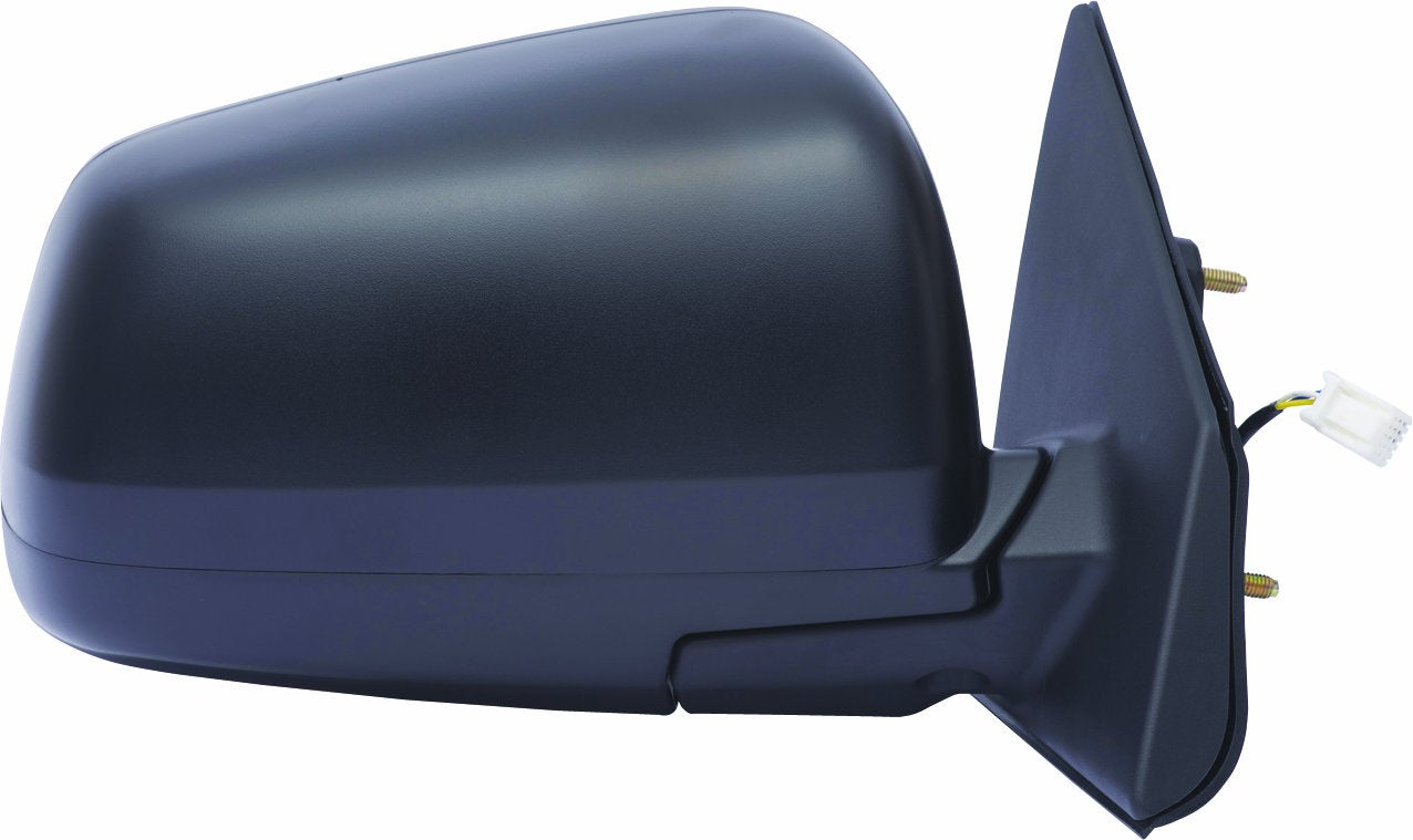 Fit System Passenger Side Mirror For Mitsubishi Lancer/Lancer Evo, Textured Black, Foldaway, Heated Power