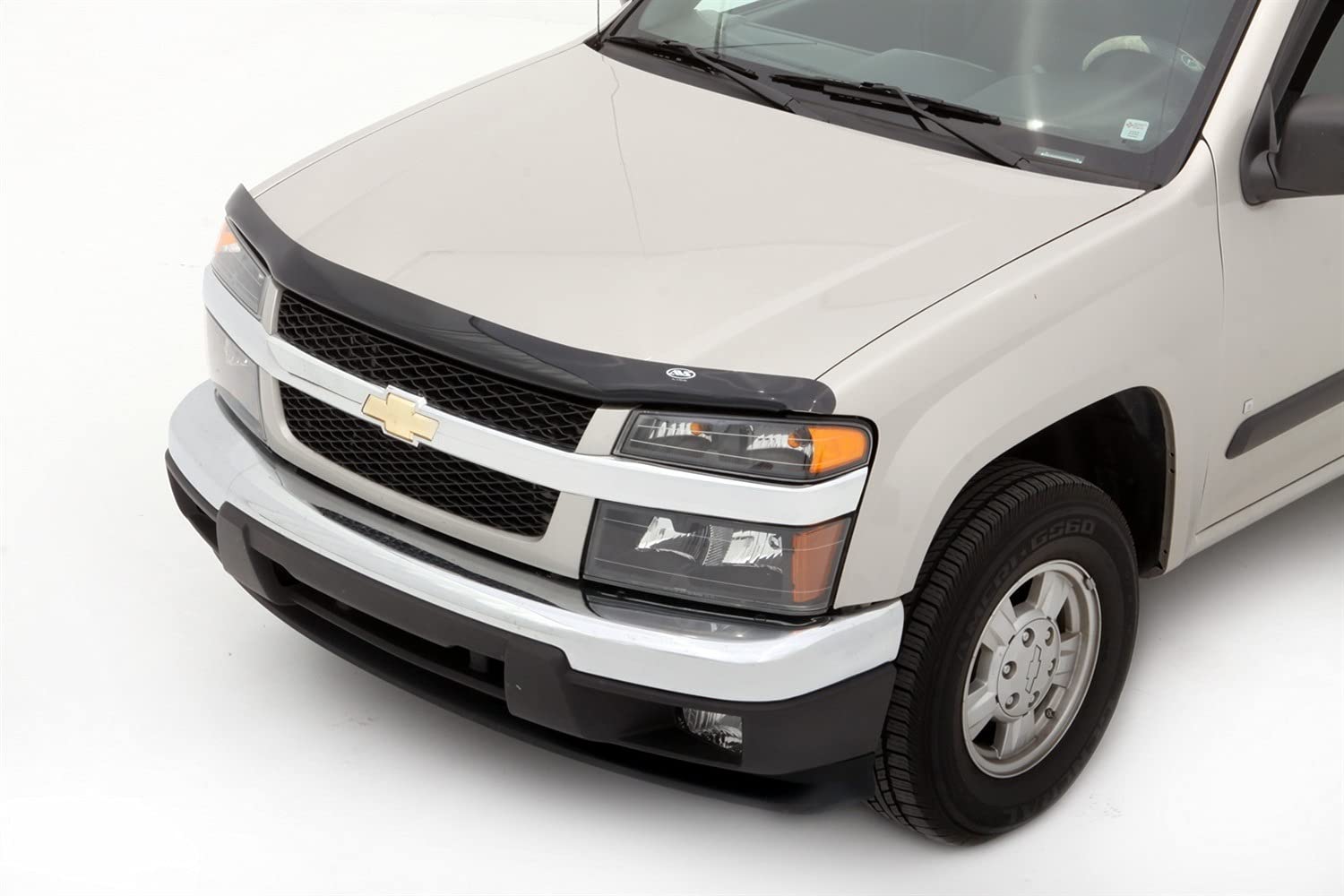 Auto Ventshade Hoodflector - Dark Smoke Acrylic Hood Shield for 2004-2012 Chevrolet Colorado/GMC Canyon, Model 21421