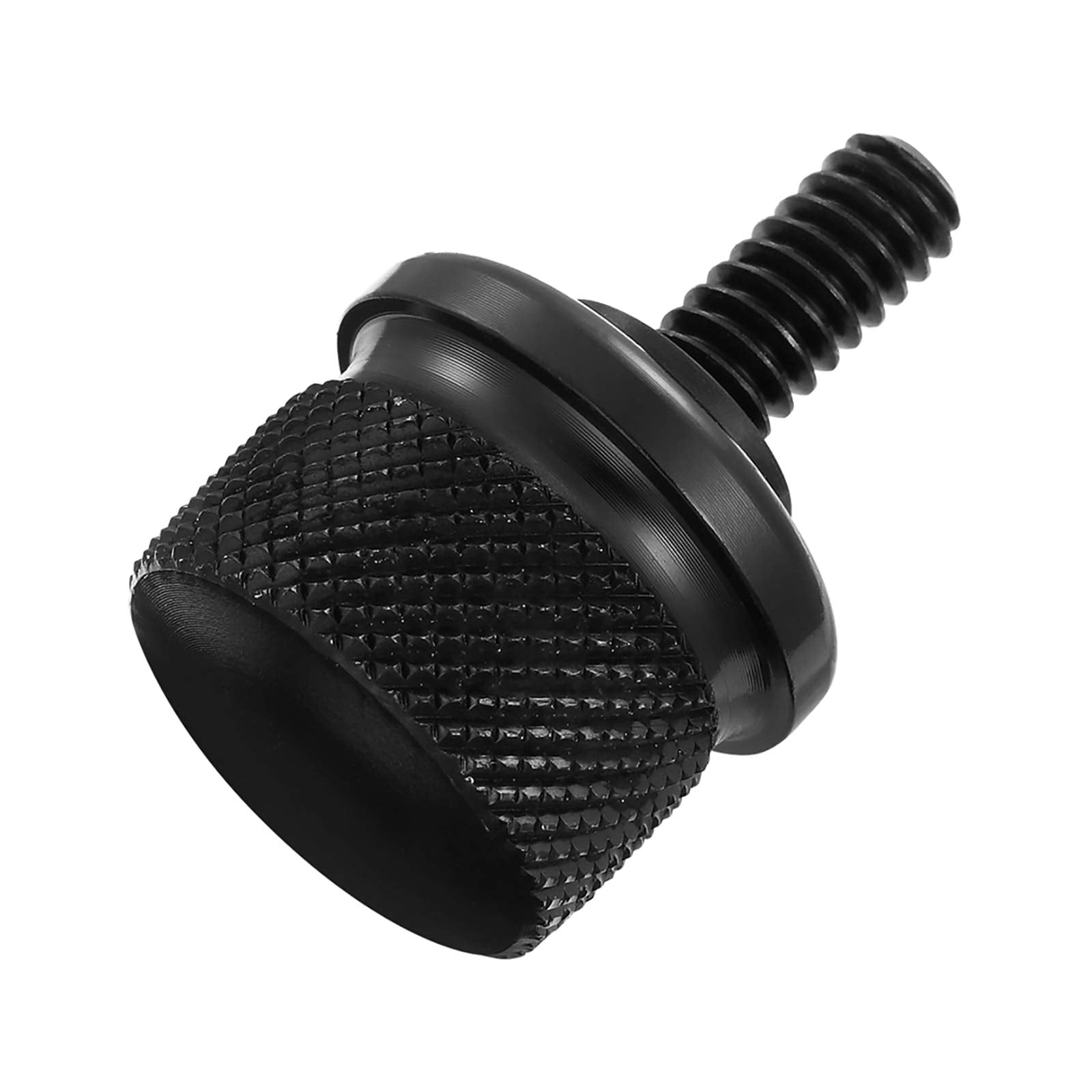 Amazicha Black Aluminium Seat Bolt Tab Screw Mount Compatible For Harley Davidson Sportster Softail Touring Dyna 1996-2023