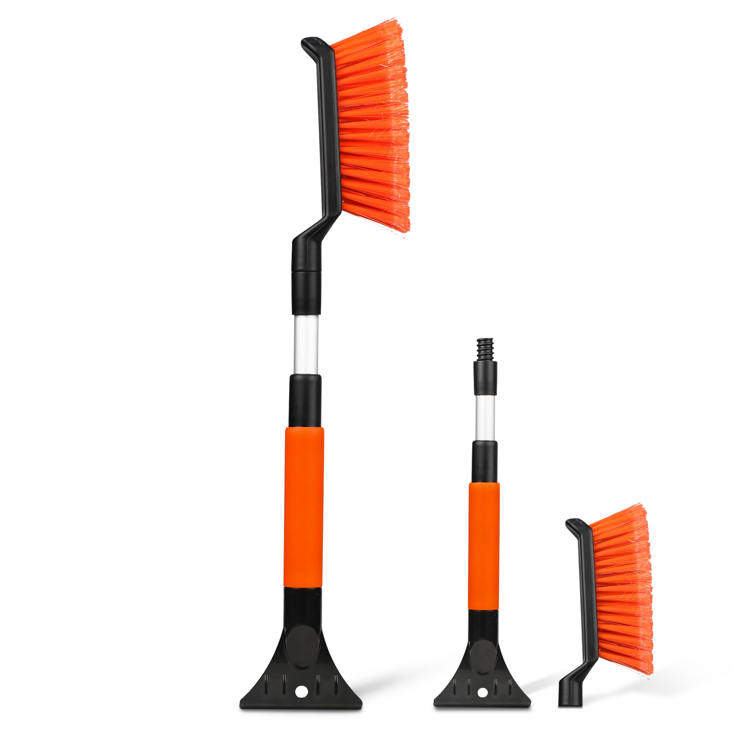 Autovir Extendable Snow Brush & Ice Scraper for Car Windshield | 26 Car Snow Brush with Ice Scraper | Extendable Snow Remover fo