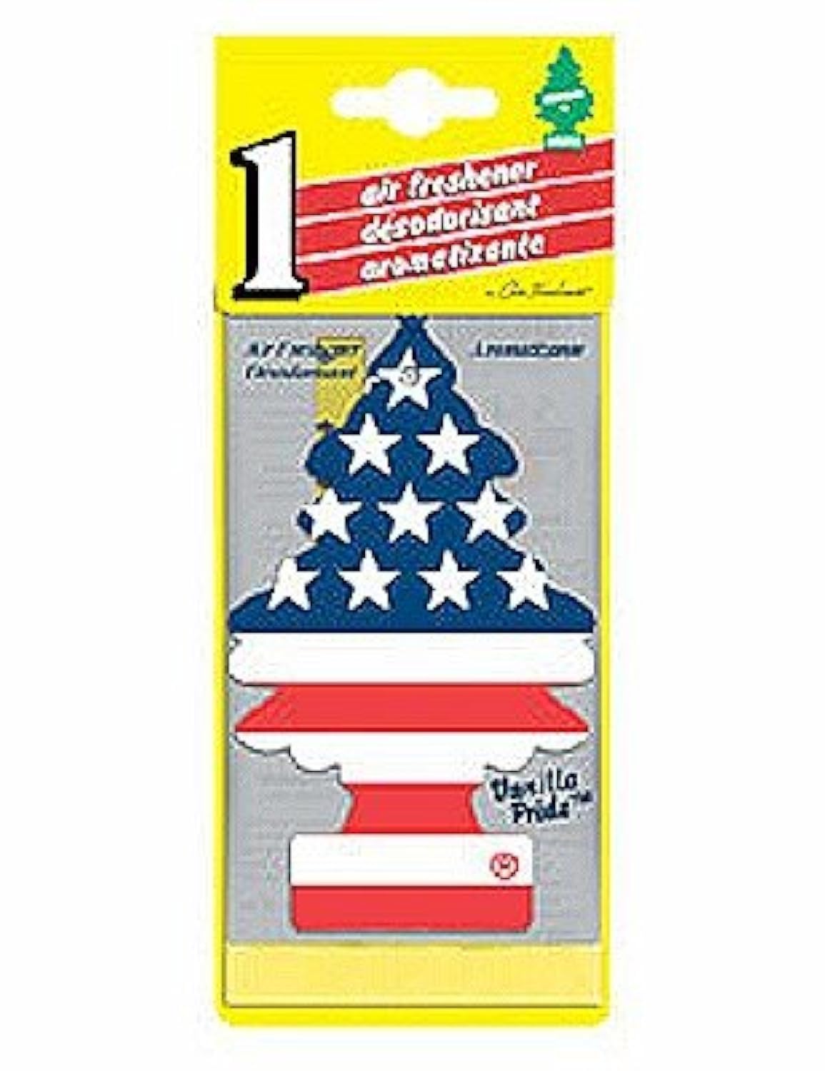 Little Trees Car Air Freshener | Hanging Paper Tree For Home Or Car | Vanilla Pride Scent | Pack Of 12